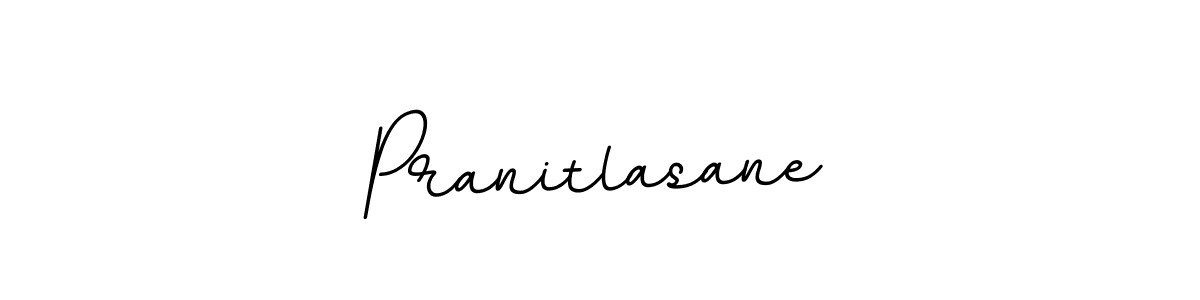 Make a beautiful signature design for name Pranitlasane. With this signature (BallpointsItalic-DORy9) style, you can create a handwritten signature for free. Pranitlasane signature style 11 images and pictures png