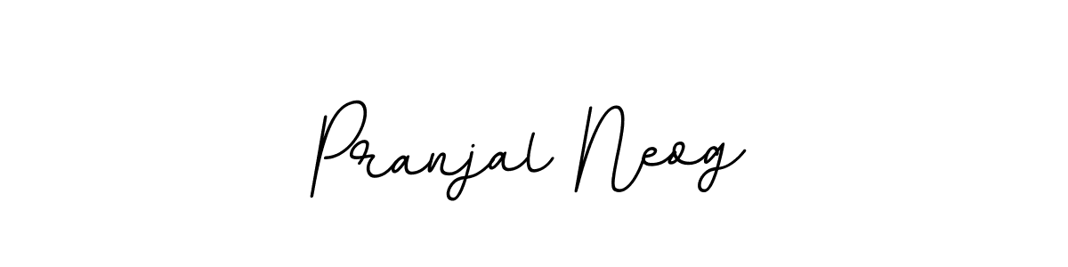 Design your own signature with our free online signature maker. With this signature software, you can create a handwritten (BallpointsItalic-DORy9) signature for name Pranjal Neog. Pranjal Neog signature style 11 images and pictures png