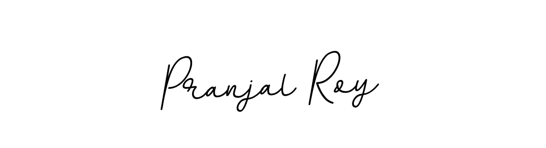 Create a beautiful signature design for name Pranjal Roy. With this signature (BallpointsItalic-DORy9) fonts, you can make a handwritten signature for free. Pranjal Roy signature style 11 images and pictures png