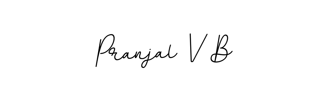 How to Draw Pranjal V B signature style? BallpointsItalic-DORy9 is a latest design signature styles for name Pranjal V B. Pranjal V B signature style 11 images and pictures png