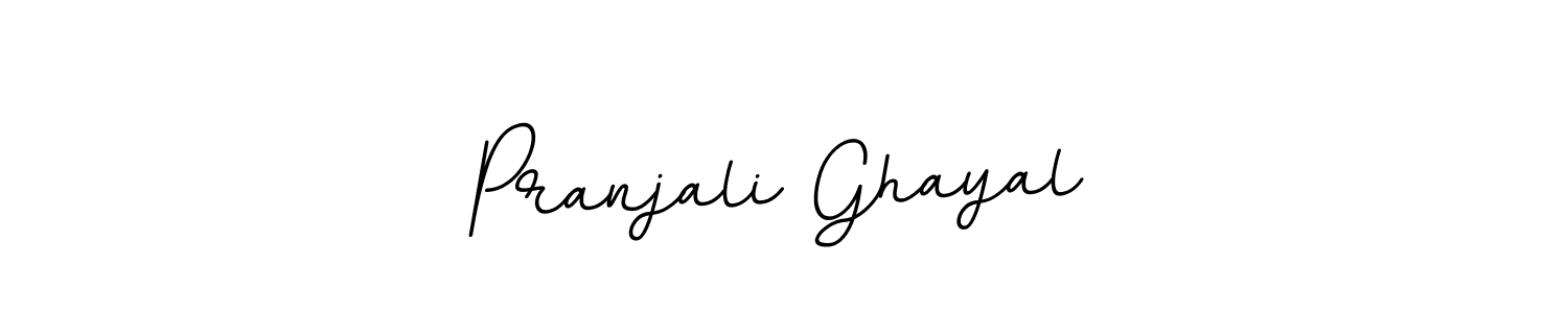 Design your own signature with our free online signature maker. With this signature software, you can create a handwritten (BallpointsItalic-DORy9) signature for name Pranjali Ghayal. Pranjali Ghayal signature style 11 images and pictures png