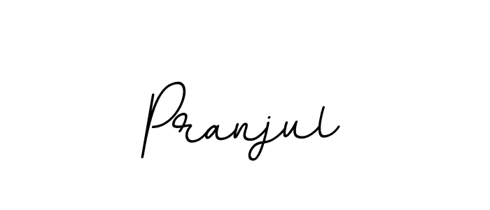 Design your own signature with our free online signature maker. With this signature software, you can create a handwritten (BallpointsItalic-DORy9) signature for name Pranjul. Pranjul signature style 11 images and pictures png