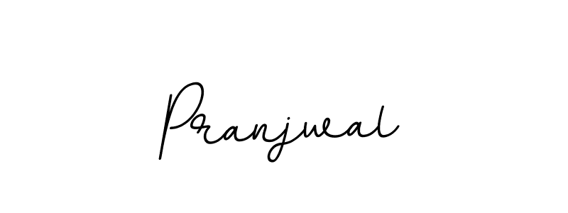 Use a signature maker to create a handwritten signature online. With this signature software, you can design (BallpointsItalic-DORy9) your own signature for name Pranjwal. Pranjwal signature style 11 images and pictures png
