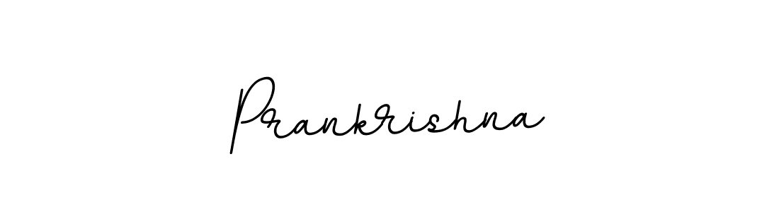How to make Prankrishna name signature. Use BallpointsItalic-DORy9 style for creating short signs online. This is the latest handwritten sign. Prankrishna signature style 11 images and pictures png