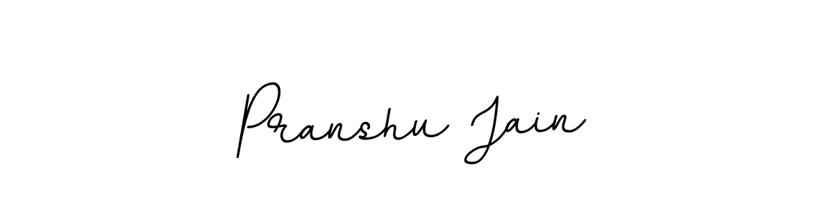 Design your own signature with our free online signature maker. With this signature software, you can create a handwritten (BallpointsItalic-DORy9) signature for name Pranshu Jain. Pranshu Jain signature style 11 images and pictures png