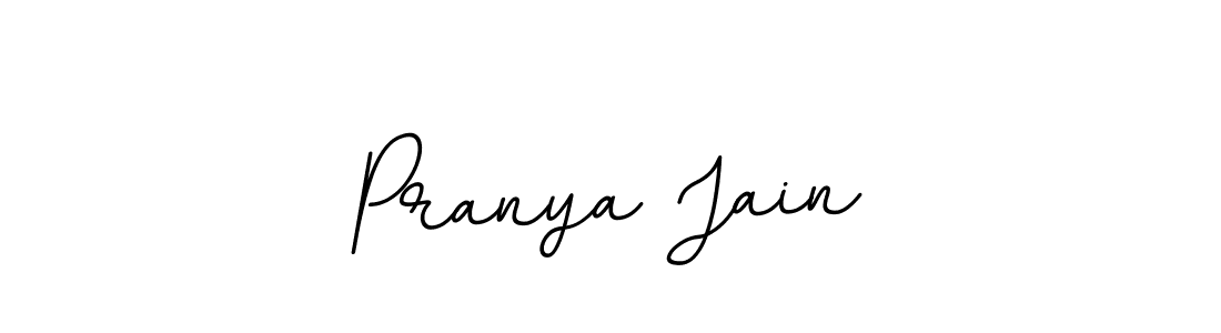 Pranya Jain stylish signature style. Best Handwritten Sign (BallpointsItalic-DORy9) for my name. Handwritten Signature Collection Ideas for my name Pranya Jain. Pranya Jain signature style 11 images and pictures png