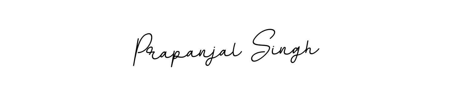 Design your own signature with our free online signature maker. With this signature software, you can create a handwritten (BallpointsItalic-DORy9) signature for name Prapanjal Singh. Prapanjal Singh signature style 11 images and pictures png