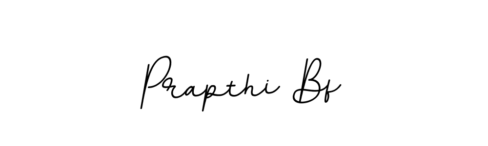 How to make Prapthi Bf name signature. Use BallpointsItalic-DORy9 style for creating short signs online. This is the latest handwritten sign. Prapthi Bf signature style 11 images and pictures png