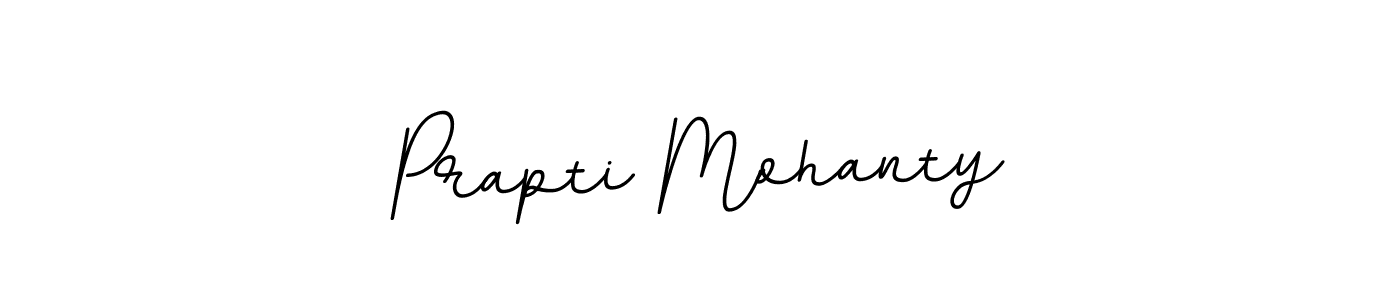 Make a beautiful signature design for name Prapti Mohanty. With this signature (BallpointsItalic-DORy9) style, you can create a handwritten signature for free. Prapti Mohanty signature style 11 images and pictures png