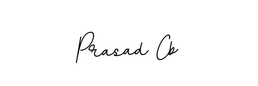 Design your own signature with our free online signature maker. With this signature software, you can create a handwritten (BallpointsItalic-DORy9) signature for name Prasad Cb. Prasad Cb signature style 11 images and pictures png