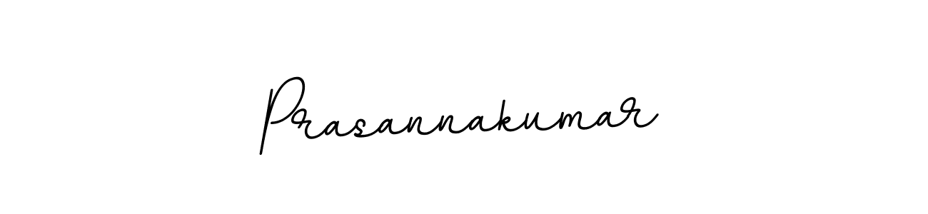 Make a beautiful signature design for name Prasannakumar. With this signature (BallpointsItalic-DORy9) style, you can create a handwritten signature for free. Prasannakumar signature style 11 images and pictures png