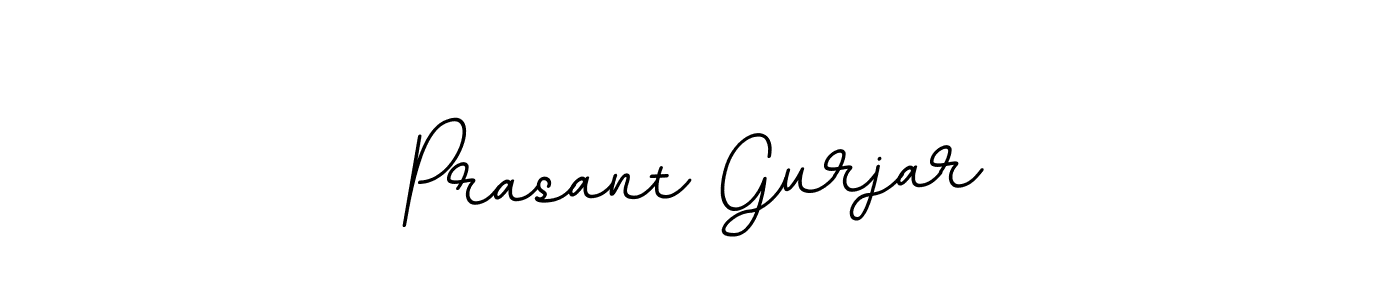 Create a beautiful signature design for name Prasant Gurjar. With this signature (BallpointsItalic-DORy9) fonts, you can make a handwritten signature for free. Prasant Gurjar signature style 11 images and pictures png