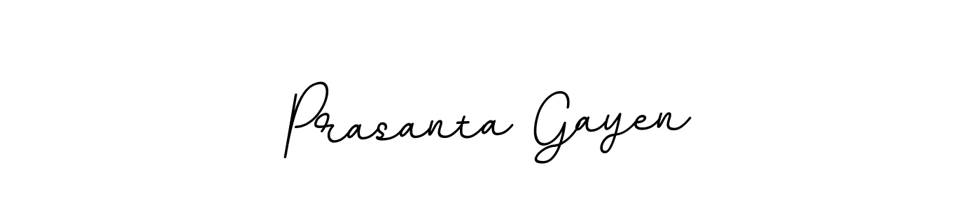 This is the best signature style for the Prasanta Gayen name. Also you like these signature font (BallpointsItalic-DORy9). Mix name signature. Prasanta Gayen signature style 11 images and pictures png
