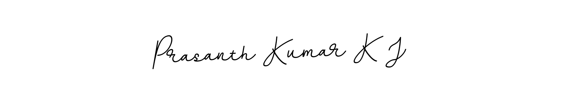 Use a signature maker to create a handwritten signature online. With this signature software, you can design (BallpointsItalic-DORy9) your own signature for name Prasanth Kumar K J. Prasanth Kumar K J signature style 11 images and pictures png