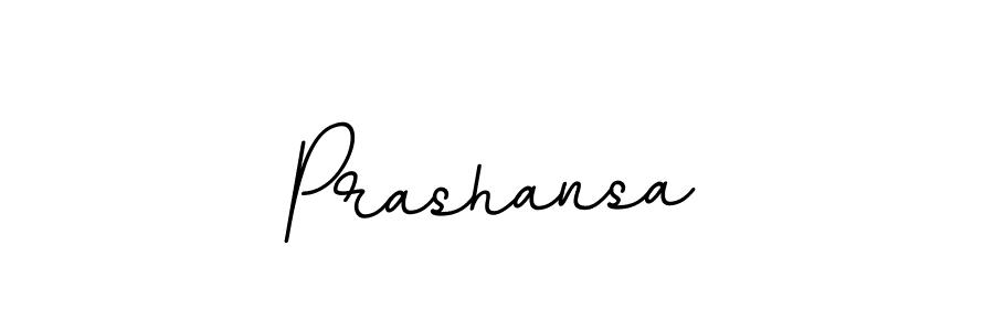 The best way (BallpointsItalic-DORy9) to make a short signature is to pick only two or three words in your name. The name Prashansa include a total of six letters. For converting this name. Prashansa signature style 11 images and pictures png