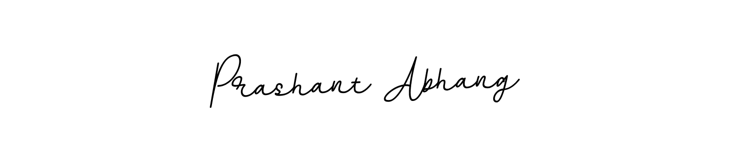 How to make Prashant Abhang name signature. Use BallpointsItalic-DORy9 style for creating short signs online. This is the latest handwritten sign. Prashant Abhang signature style 11 images and pictures png