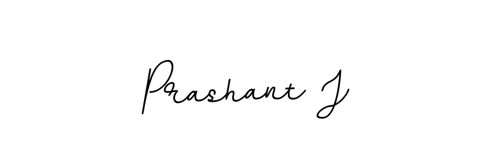 Create a beautiful signature design for name Prashant J. With this signature (BallpointsItalic-DORy9) fonts, you can make a handwritten signature for free. Prashant J signature style 11 images and pictures png