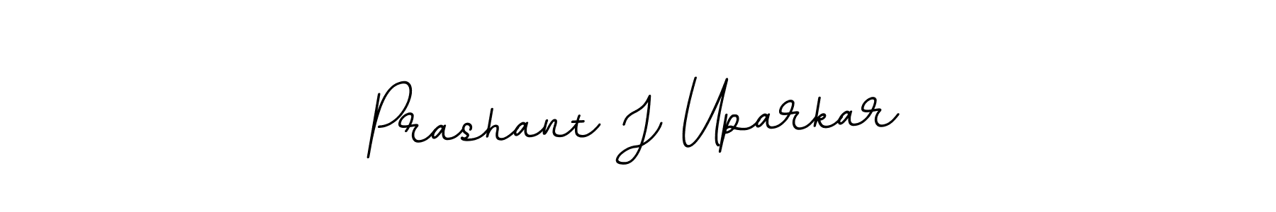 Create a beautiful signature design for name Prashant J Uparkar. With this signature (BallpointsItalic-DORy9) fonts, you can make a handwritten signature for free. Prashant J Uparkar signature style 11 images and pictures png