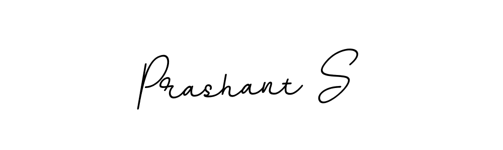 You should practise on your own different ways (BallpointsItalic-DORy9) to write your name (Prashant S) in signature. don't let someone else do it for you. Prashant S signature style 11 images and pictures png