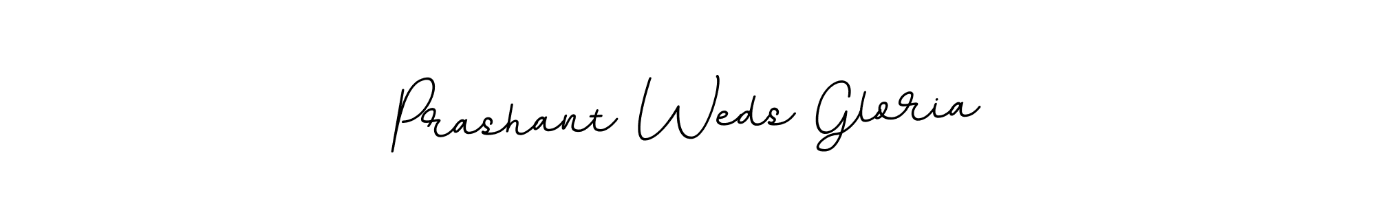 How to make Prashant Weds Gloria signature? BallpointsItalic-DORy9 is a professional autograph style. Create handwritten signature for Prashant Weds Gloria name. Prashant Weds Gloria signature style 11 images and pictures png