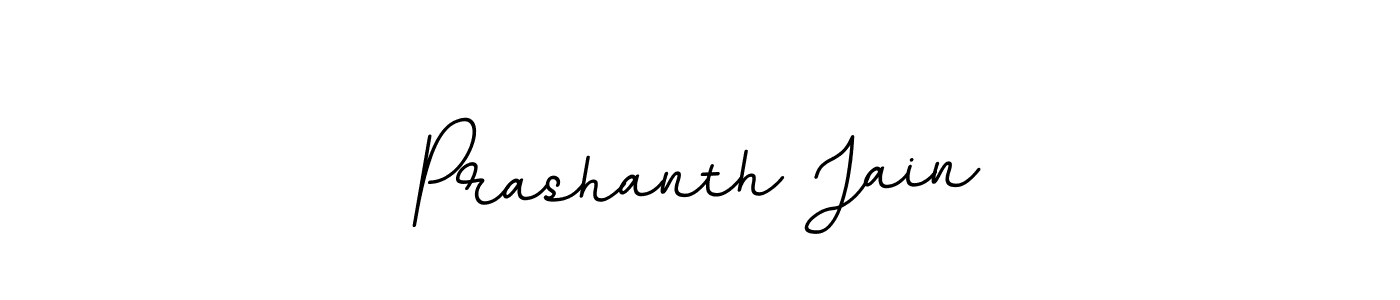 Create a beautiful signature design for name Prashanth Jain. With this signature (BallpointsItalic-DORy9) fonts, you can make a handwritten signature for free. Prashanth Jain signature style 11 images and pictures png