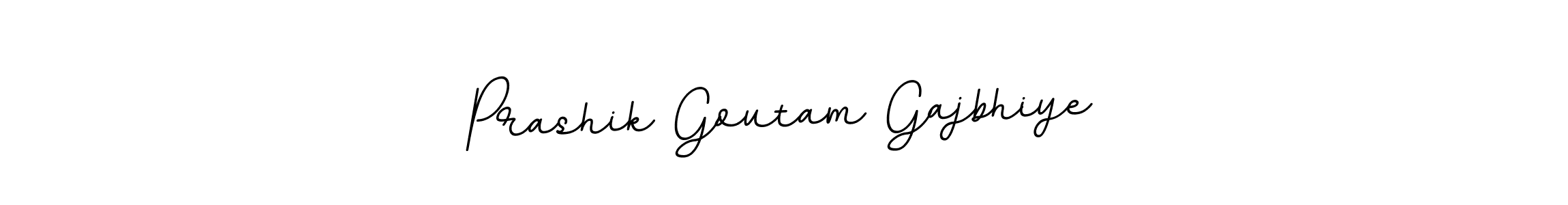 This is the best signature style for the Prashik Goutam Gajbhiye name. Also you like these signature font (BallpointsItalic-DORy9). Mix name signature. Prashik Goutam Gajbhiye signature style 11 images and pictures png
