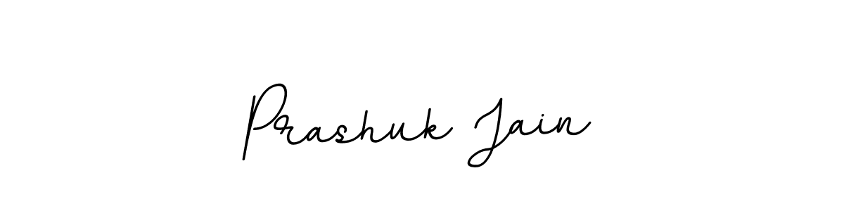 Use a signature maker to create a handwritten signature online. With this signature software, you can design (BallpointsItalic-DORy9) your own signature for name Prashuk Jain. Prashuk Jain signature style 11 images and pictures png