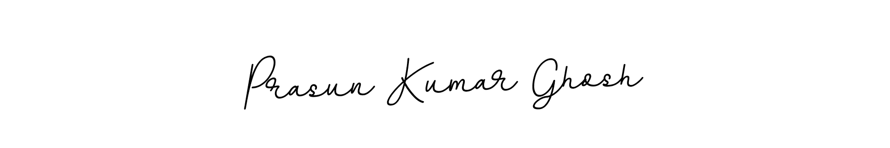 Make a beautiful signature design for name Prasun Kumar Ghosh. With this signature (BallpointsItalic-DORy9) style, you can create a handwritten signature for free. Prasun Kumar Ghosh signature style 11 images and pictures png