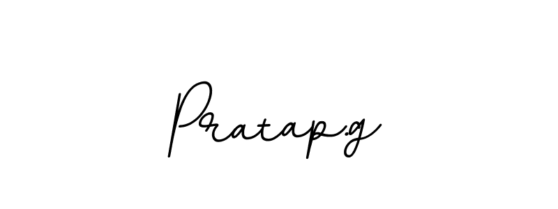 How to make Pratap.g name signature. Use BallpointsItalic-DORy9 style for creating short signs online. This is the latest handwritten sign. Pratap.g signature style 11 images and pictures png