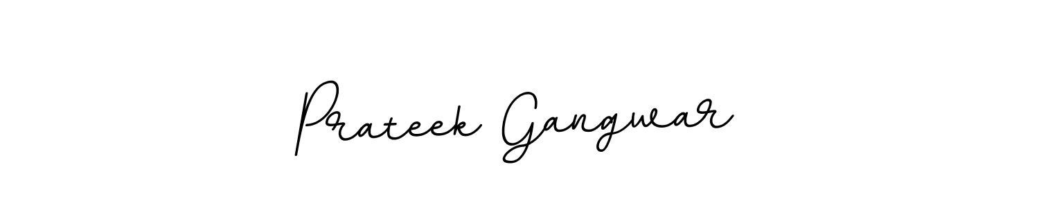 Create a beautiful signature design for name Prateek Gangwar. With this signature (BallpointsItalic-DORy9) fonts, you can make a handwritten signature for free. Prateek Gangwar signature style 11 images and pictures png