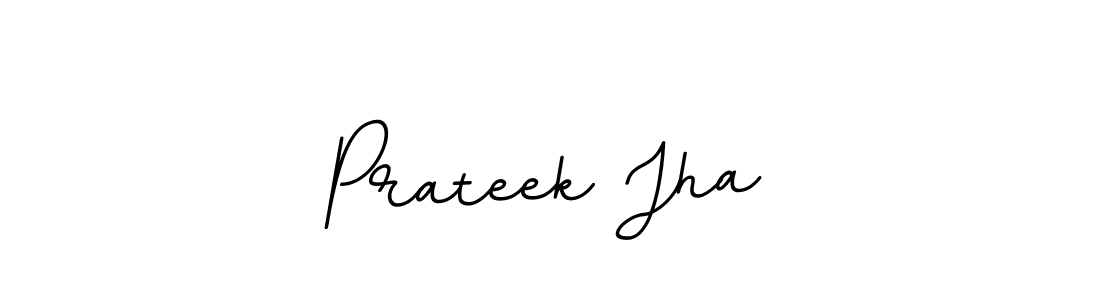 How to make Prateek Jha name signature. Use BallpointsItalic-DORy9 style for creating short signs online. This is the latest handwritten sign. Prateek Jha signature style 11 images and pictures png