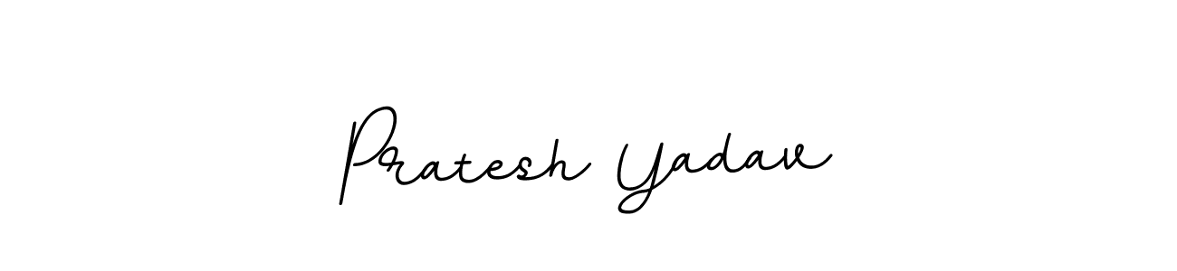 Design your own signature with our free online signature maker. With this signature software, you can create a handwritten (BallpointsItalic-DORy9) signature for name Pratesh Yadav. Pratesh Yadav signature style 11 images and pictures png