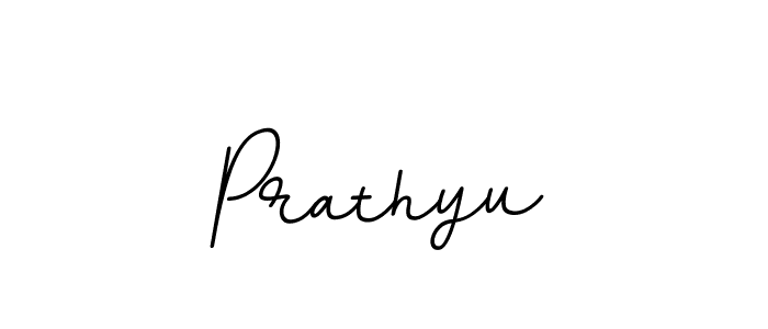 The best way (BallpointsItalic-DORy9) to make a short signature is to pick only two or three words in your name. The name Prathyu include a total of six letters. For converting this name. Prathyu signature style 11 images and pictures png