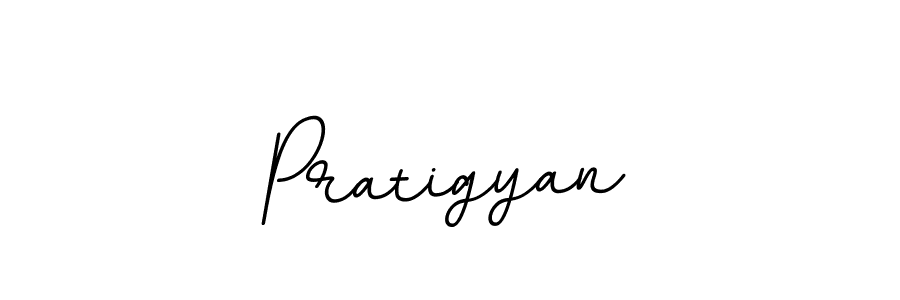 Design your own signature with our free online signature maker. With this signature software, you can create a handwritten (BallpointsItalic-DORy9) signature for name Pratigyan. Pratigyan signature style 11 images and pictures png