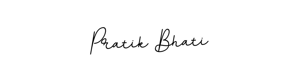 if you are searching for the best signature style for your name Pratik Bhati. so please give up your signature search. here we have designed multiple signature styles  using BallpointsItalic-DORy9. Pratik Bhati signature style 11 images and pictures png