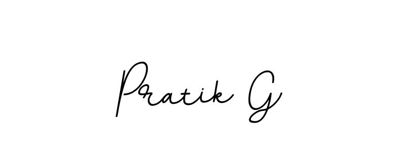 if you are searching for the best signature style for your name Pratik G. so please give up your signature search. here we have designed multiple signature styles  using BallpointsItalic-DORy9. Pratik G signature style 11 images and pictures png