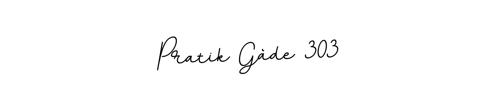 This is the best signature style for the Pratik Gàde 303 name. Also you like these signature font (BallpointsItalic-DORy9). Mix name signature. Pratik Gàde 303 signature style 11 images and pictures png