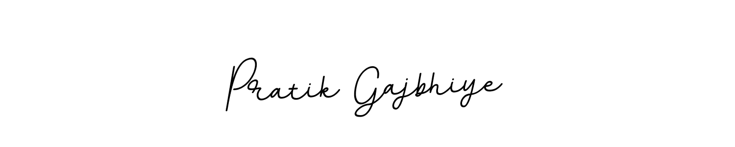 Use a signature maker to create a handwritten signature online. With this signature software, you can design (BallpointsItalic-DORy9) your own signature for name Pratik Gajbhiye. Pratik Gajbhiye signature style 11 images and pictures png