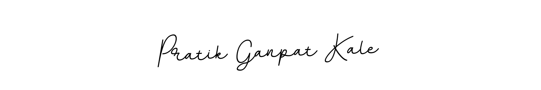 You should practise on your own different ways (BallpointsItalic-DORy9) to write your name (Pratik Ganpat Kale) in signature. don't let someone else do it for you. Pratik Ganpat Kale signature style 11 images and pictures png