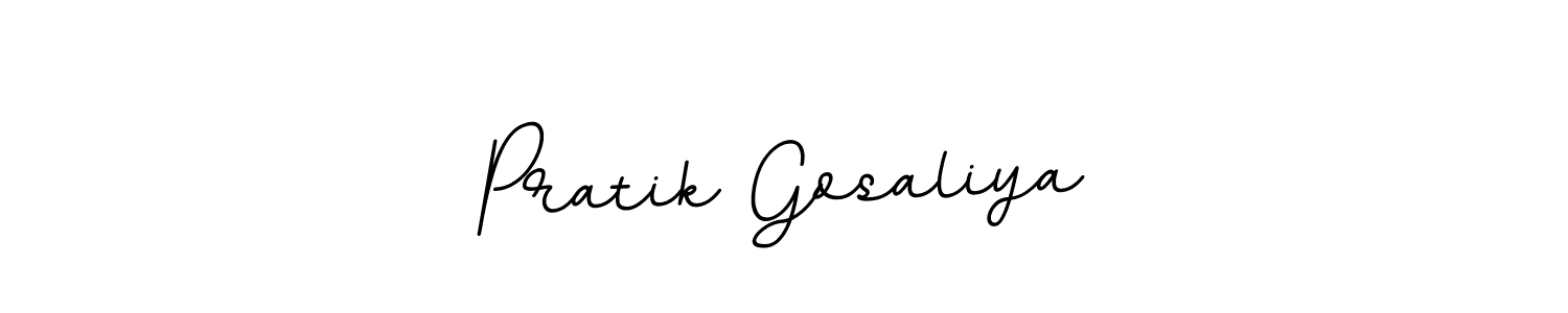 Make a beautiful signature design for name Pratik Gosaliya. Use this online signature maker to create a handwritten signature for free. Pratik Gosaliya signature style 11 images and pictures png