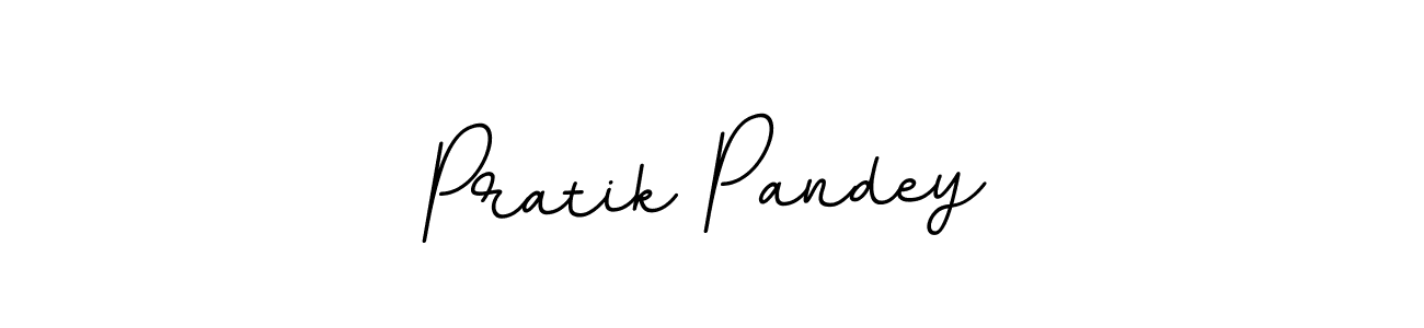 Make a beautiful signature design for name Pratik Pandey. With this signature (BallpointsItalic-DORy9) style, you can create a handwritten signature for free. Pratik Pandey signature style 11 images and pictures png