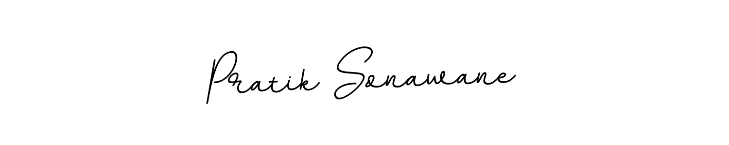 The best way (BallpointsItalic-DORy9) to make a short signature is to pick only two or three words in your name. The name Pratik Sonawane include a total of six letters. For converting this name. Pratik Sonawane signature style 11 images and pictures png
