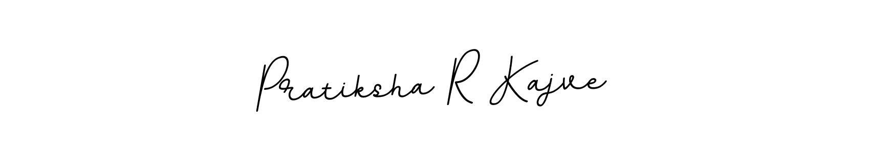 Create a beautiful signature design for name Pratiksha R Kajve. With this signature (BallpointsItalic-DORy9) fonts, you can make a handwritten signature for free. Pratiksha R Kajve signature style 11 images and pictures png