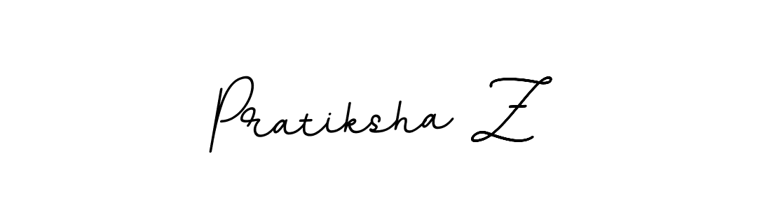 It looks lik you need a new signature style for name Pratiksha Z. Design unique handwritten (BallpointsItalic-DORy9) signature with our free signature maker in just a few clicks. Pratiksha Z signature style 11 images and pictures png