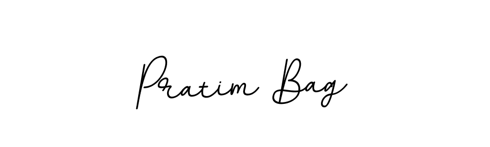 Use a signature maker to create a handwritten signature online. With this signature software, you can design (BallpointsItalic-DORy9) your own signature for name Pratim Bag. Pratim Bag signature style 11 images and pictures png