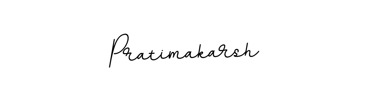 Design your own signature with our free online signature maker. With this signature software, you can create a handwritten (BallpointsItalic-DORy9) signature for name Pratimakarsh. Pratimakarsh signature style 11 images and pictures png