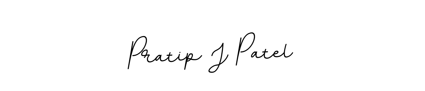 You should practise on your own different ways (BallpointsItalic-DORy9) to write your name (Pratip J Patel) in signature. don't let someone else do it for you. Pratip J Patel signature style 11 images and pictures png