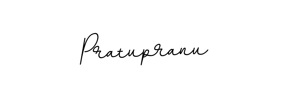 Make a beautiful signature design for name Pratupranu. With this signature (BallpointsItalic-DORy9) style, you can create a handwritten signature for free. Pratupranu signature style 11 images and pictures png