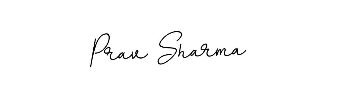 How to make Prav Sharma signature? BallpointsItalic-DORy9 is a professional autograph style. Create handwritten signature for Prav Sharma name. Prav Sharma signature style 11 images and pictures png