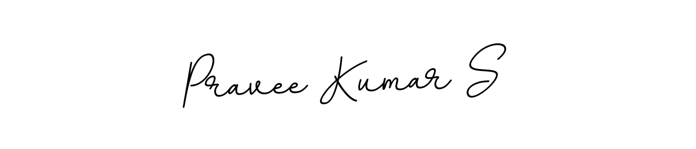 Create a beautiful signature design for name Pravee Kumar S. With this signature (BallpointsItalic-DORy9) fonts, you can make a handwritten signature for free. Pravee Kumar S signature style 11 images and pictures png